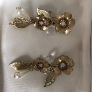 Pierced drop earrings